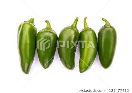 Chile Jalapeno hot chili pepper 125477413
