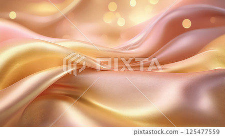Luxury background with soft texture and shine of shiny pink and gold 125477559
