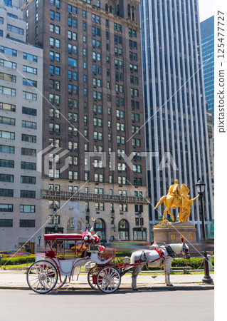 Central Park horse carriage rides in New York 125477727