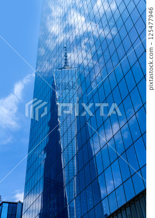 New York skyline and Freedom Tower Manhattan New York skyline and Freedom Tower Manhattan 125477946