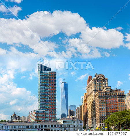 Lower Manhattan new skyline Freedom Tower US 125477967