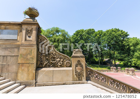 Central Park Bethesda Terrace stairs New York 125478052