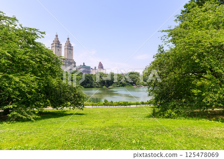 Central Park The Lake Manhattan New York Central Park The Lake Manhattan New York 125478069
