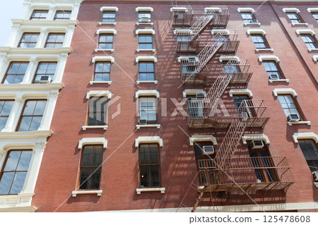 Soho building facades in Manhattan New York City Soho building facades in Manhattan New York City 125478608