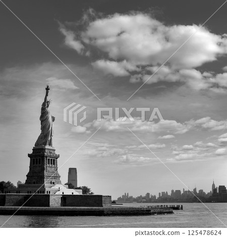 Statue of Liberty New York and Manhattan USA Statue of Liberty New York and Manhattan USA 125478624