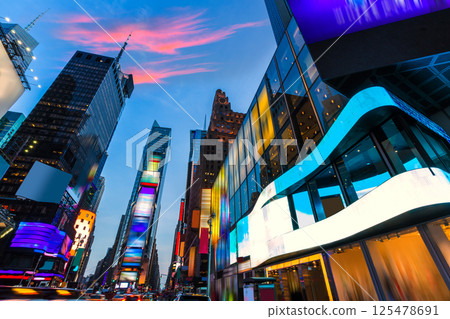 Times Square Manhattan New York deleted ads 125478691