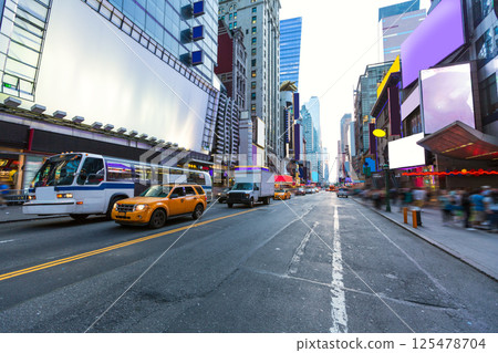 Times Square Manhattan New York deleted ads 125478704