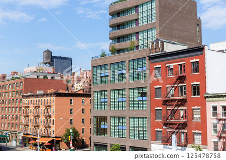 High Line Park views Manhattan New York US High Line Park views Manhattan New York US 125478758