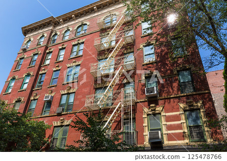 West Village in New York Manhattan buildings West Village in New York Manhattan buildings 125478766