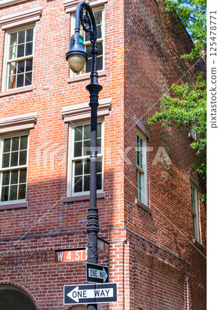 West Village in New York Manhattan buildings West Village in New York Manhattan buildings 125478771