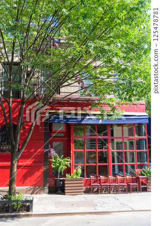 West Village in New York Manhattan buildings West Village in New York Manhattan buildings 125478781