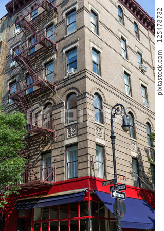 West Village in New York Manhattan buildings West Village in New York Manhattan buildings 125478782