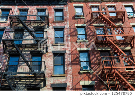 West Village in New York Manhattan buildings West Village in New York Manhattan buildings 125478790