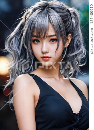 Sexy beauty posing in a luxury hotel room Cosplay photoshoot [AI generated image] 125480910