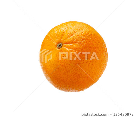 Tangerine, mandarin or clementine isolated 125480972