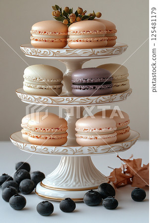 macaron, food, pastry 125481179