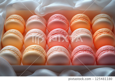 macaron, candy, macaroon 125481180
