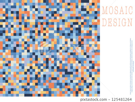 A template of colored pixels for the background, cover, screensaver, website and creative idea. Layout for interior ideas, corporate style and decorative creativity A template of colored pixels for the background, cover, screensaver, website and creative idea. Layout for interior ideas, corporate style and decorative creativity 125481264