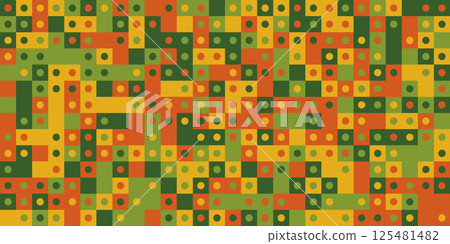 Seamless colorful geometric pattern. Abstract background for clothes, textiles, covers and banners. A background for textures, prints, wallpapers and an idea for creative design 125481482