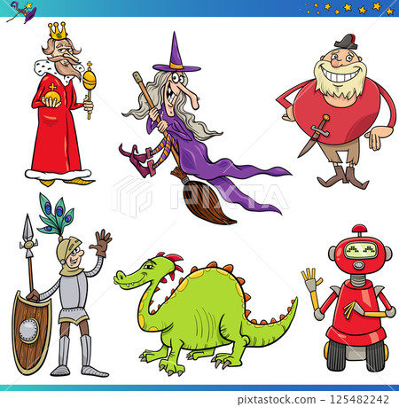 funny cartoon fantasy characters collection funny cartoon fantasy characters collection 125482242