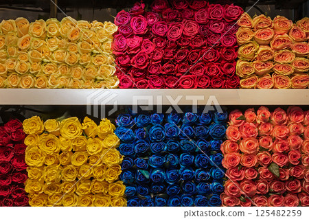 Beautiful flowers on street 125482259