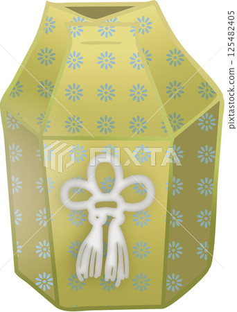 Illustration of a simple patterned urn 125482405