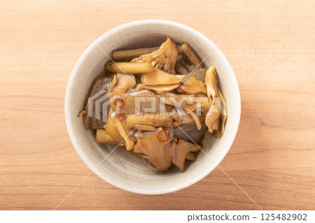 蒟蒻、舞茸、牛蒡的甜辣燉菜 蒟蒻、舞茸、牛蒡的甜辣燉菜 125482902