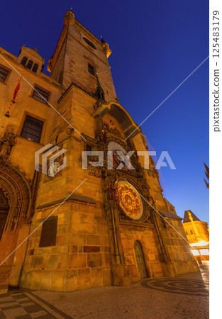 Astronomical Clock Old Town Hall Prague Czech Republic Astronomical Clock Old Town Hall Prague Czech Republic 125483179