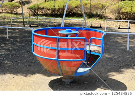Play equipment in the park Play equipment in the park 125484856