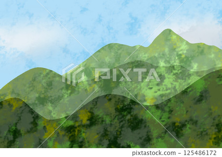 Mountain range Mountain range 125486172