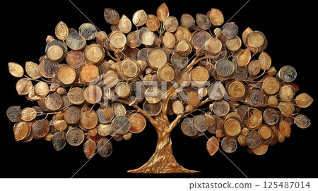 Money tree - Stock Illustration [125487014] - PIXTA