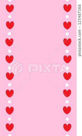 背景資料、心形標記、影印空間、框架 125487168