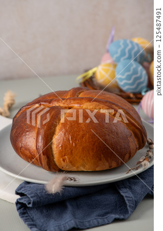 A classic Folar de Pascoa from Portugal 125487491