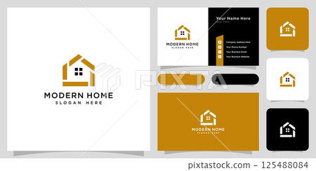home logo vector design concept 125488084