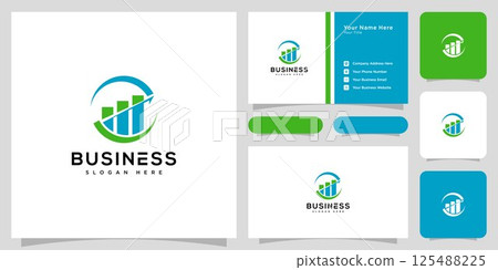 Business Finance Logo template vector icon design 125488225