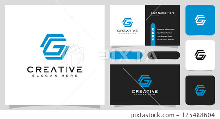 initial letter g logo line style vector design initial letter g logo line style vector design 125488604