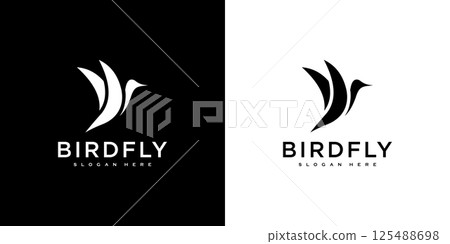 Hummingbird Logo Design Vector Template Hummingbird Logo Design Vector Template 125488698