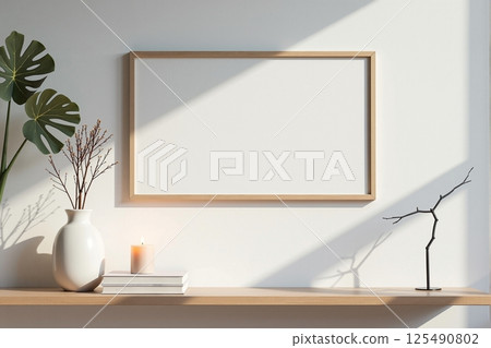 Interior frame mockup wall art image 125490802