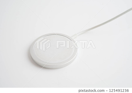 Wireless charger, magnetic charging modern equipment of mobile phone. 125491236