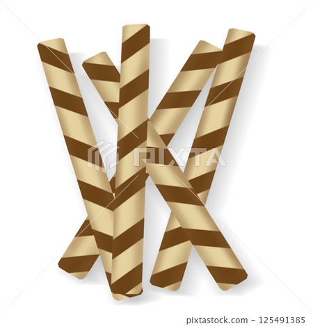 Chocolate sticks Chocolate sticks 125491385