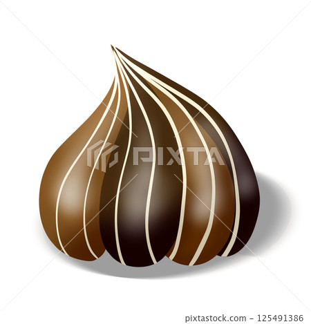 onion isolated on white background 125491386