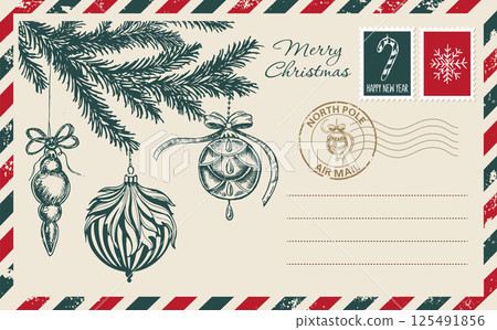 christmas, vector, xmas 125491856