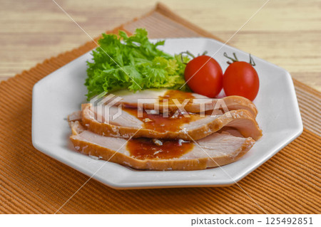 Smoked chicken Smoked chicken 125492851