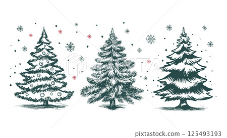 christmas, christmas tree, tree 125493193