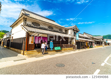【國家重要傳統建造物群保存地區】屋懸宿：初夏的驛站小鎮風景 岡山縣小田郡屋懸町14 125494066