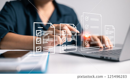 Document management in business involves securing information and files in cyberspace using advanced office technology. document, management, involves, information, business, file, cyberspace. 125496283