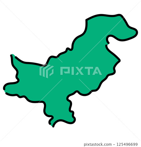 Handwritten_Islamic Republic of Pakistan_vector material Handwritten_Islamic Republic of Pakistan_vector material 125496699