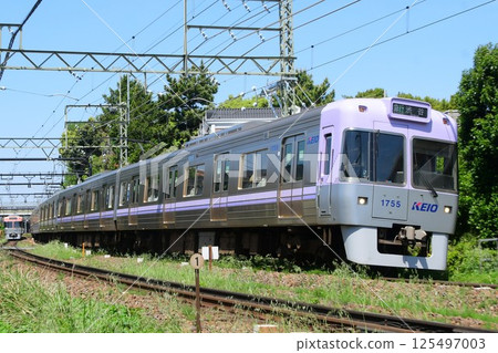 Keio 1000 series 1755F Violet formation Inokashira Line Keio 1000 series 1755F Violet formation Inokashira Line 125497003