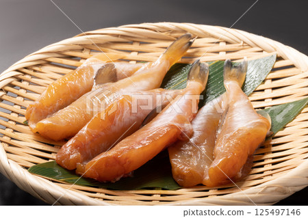 Fugu dried in mirin 125497146