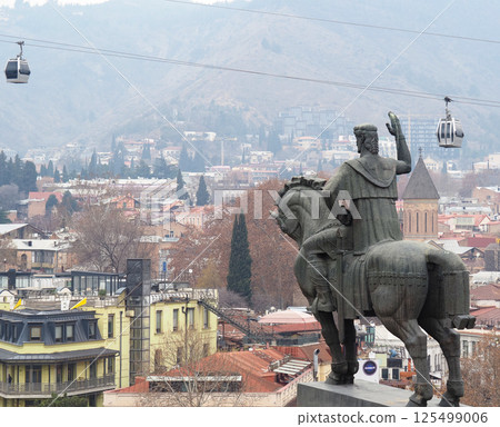 Georgia Tbilisi cityscape 125499006